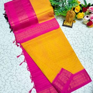 Checked Kalyani Cotton Sarees 012