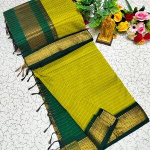 Checked Kalyani Cotton Sarees 022