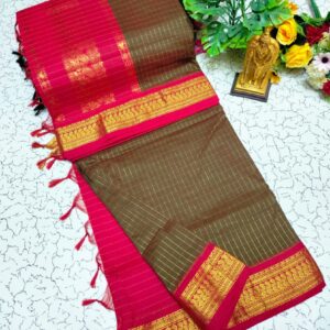 Checked Kalyani Cotton Sarees 031