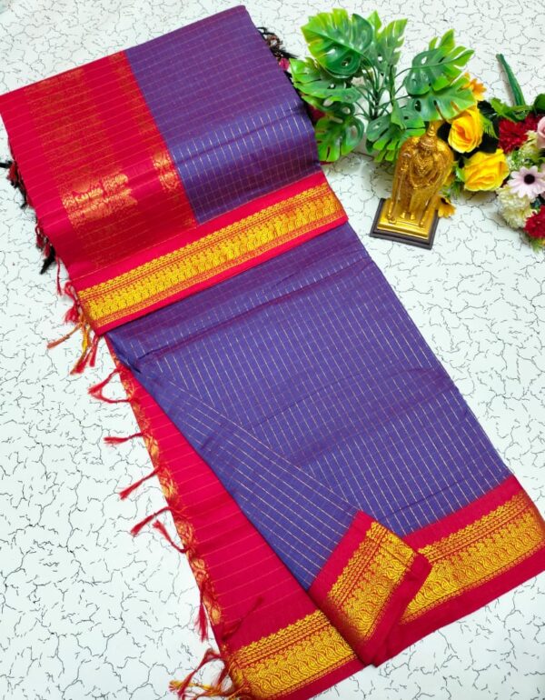 Checked Kalyani Cotton Sarees 035