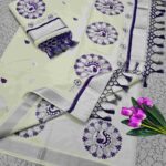 Embroidery Design Kerala Cotton Sarees 018