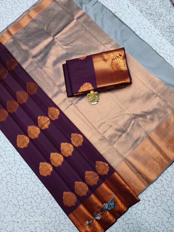 Fancy Bhutta Soft Silk Saree 001