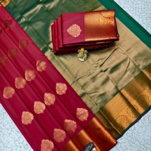 Fancy Bhutta Soft Silk Saree 006