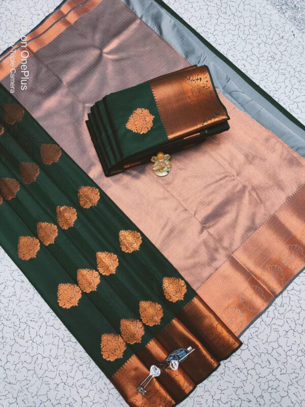Fancy Bhutta Soft Silk Saree 007