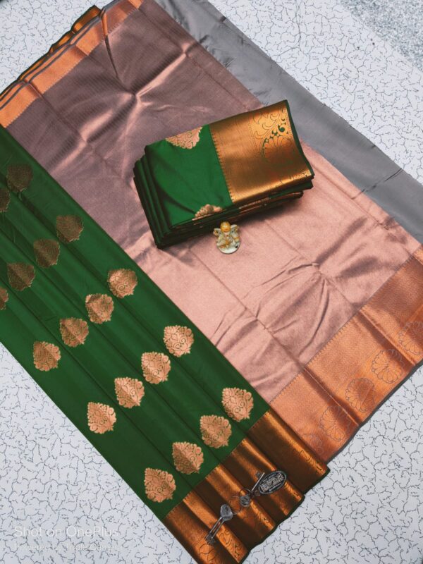 Fancy Bhutta Soft Silk Saree 008