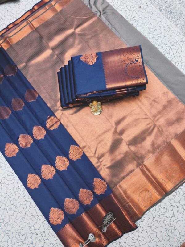 Fancy Bhutta Soft Silk Saree 013