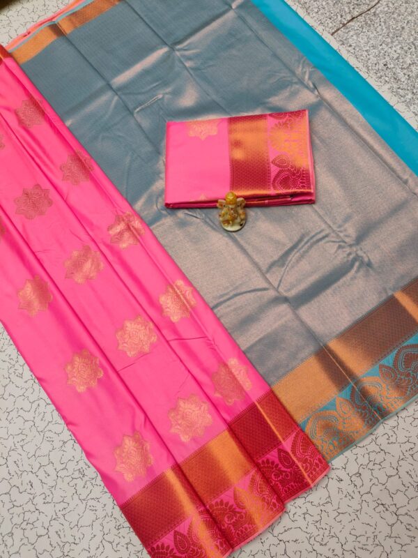 Fancy Bhutta Soft Silk Saree 018
