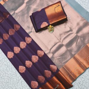 Fancy Bhutta Soft Silk Saree 023