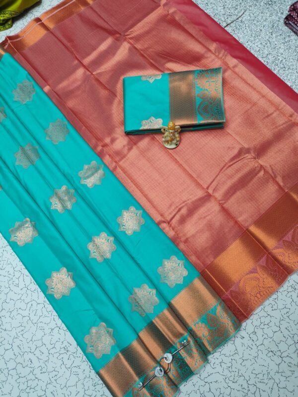 Fancy Bhutta Soft Silk Saree 024