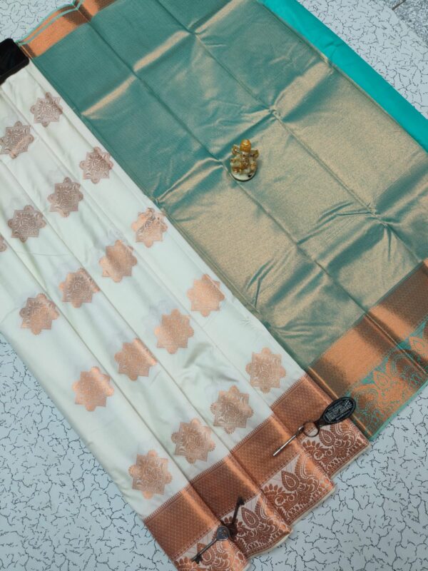 Fancy Bhutta Soft Silk Saree 028