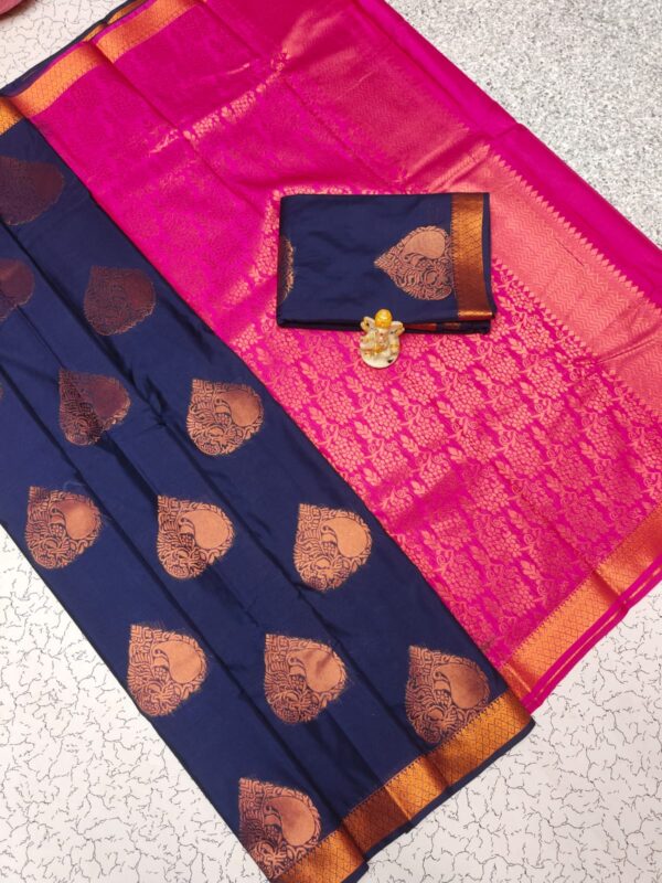 Fancy Soft Silk Saree 040