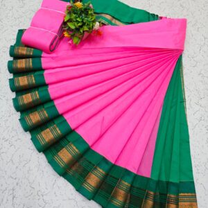 Korvai Border Silk Cotton Sarees 002