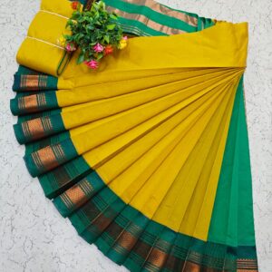 Korvai Border Silk Cotton Sarees 007
