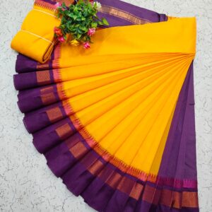 Korvai Border Silk Cotton Sarees 009
