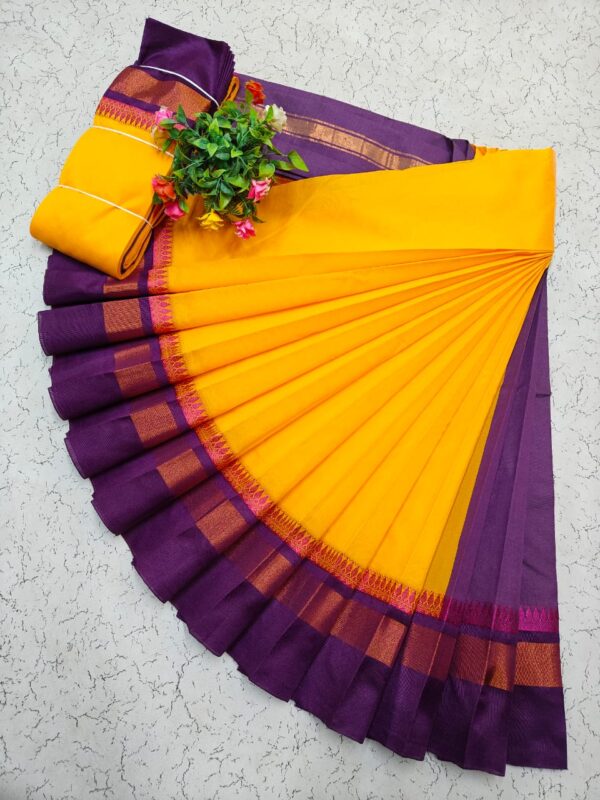 Korvai Border Silk Cotton Sarees 009