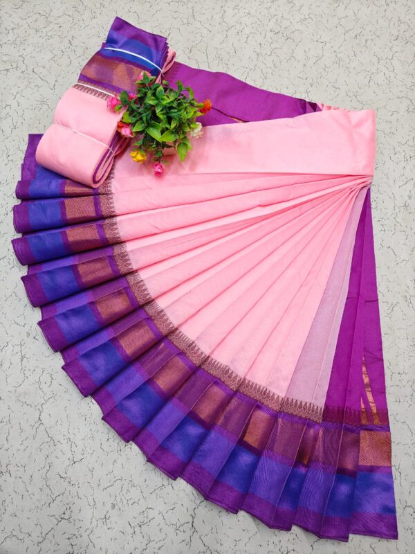 Korvai Border Silk Cotton Sarees 016