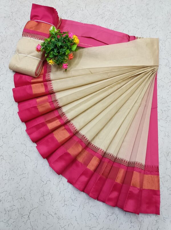 Korvai Border Silk Cotton Sarees 023