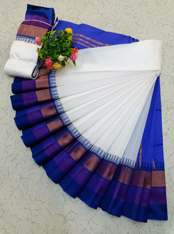 Korvai Border Silk Cotton Sarees 025
