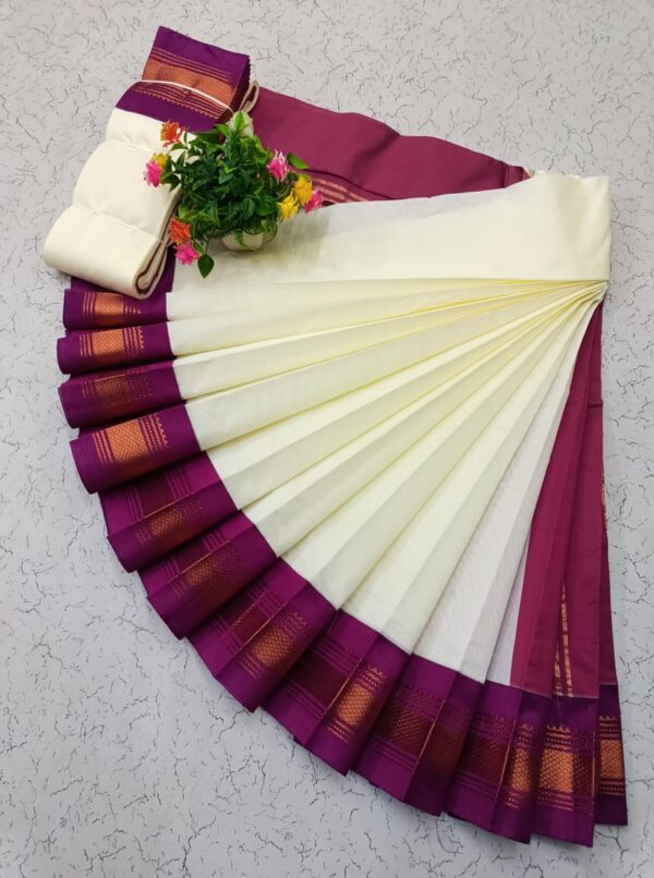 Korvai Border Silk Cotton Sarees 027