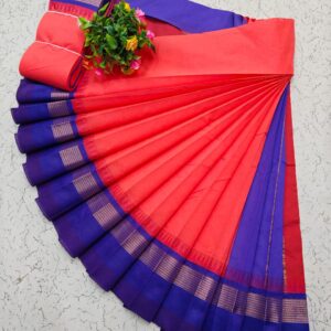 Korvai Border Silk Cotton Sarees 030