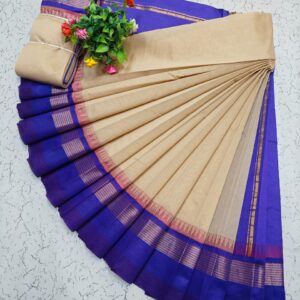 Korvai Border Silk Cotton Sarees 033