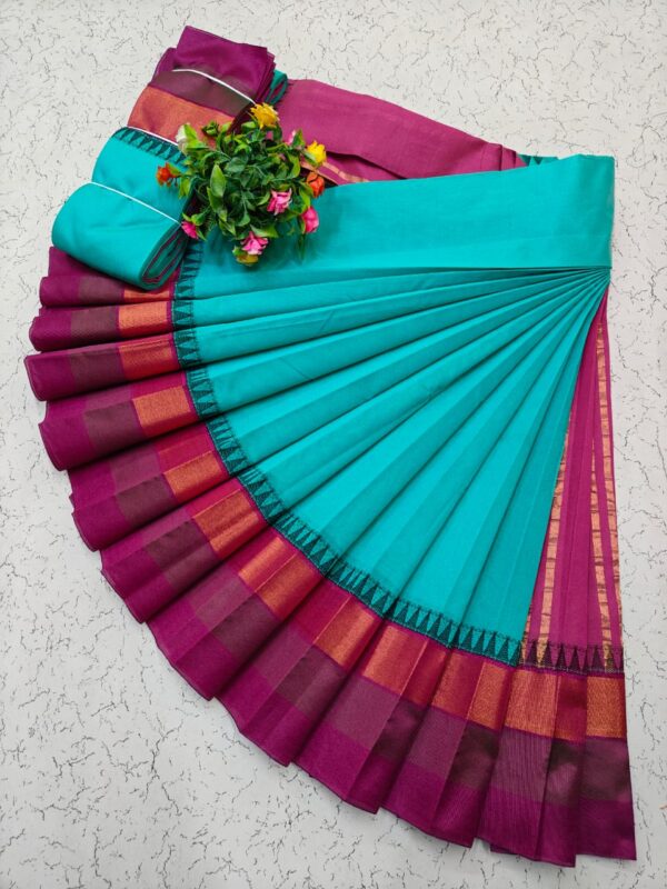 Korvai Border Silk Cotton Sarees 038