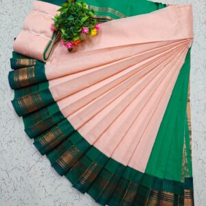 Korvai Border Silk Cotton Sarees 041