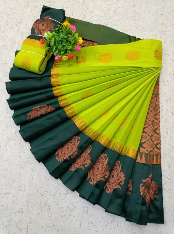 Kotanji Border Silk Cotton Sarees 002