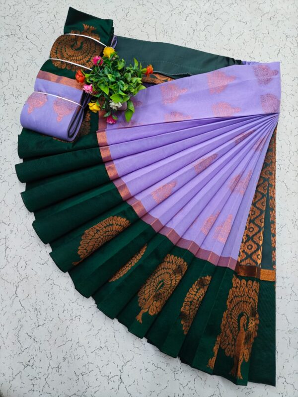 Kotanji Border Silk Cotton Sarees 004
