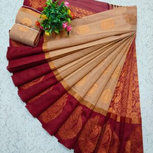 Kotanji Border Silk Cotton Sarees 005