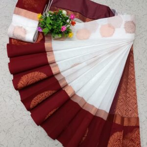 Kotanji Border Silk Cotton Sarees 008