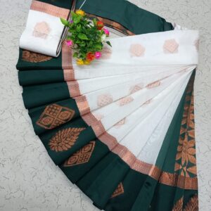 Kotanji Border Silk Cotton Sarees 018
