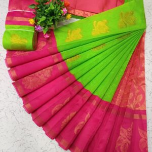 Kotanji Border Silk Cotton Sarees 020