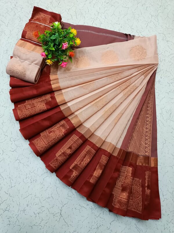 Kotanji Border Silk Cotton Sarees 021