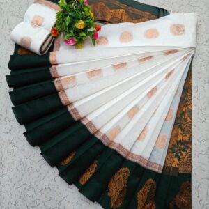 Kotanji Border Silk Cotton Sarees 022