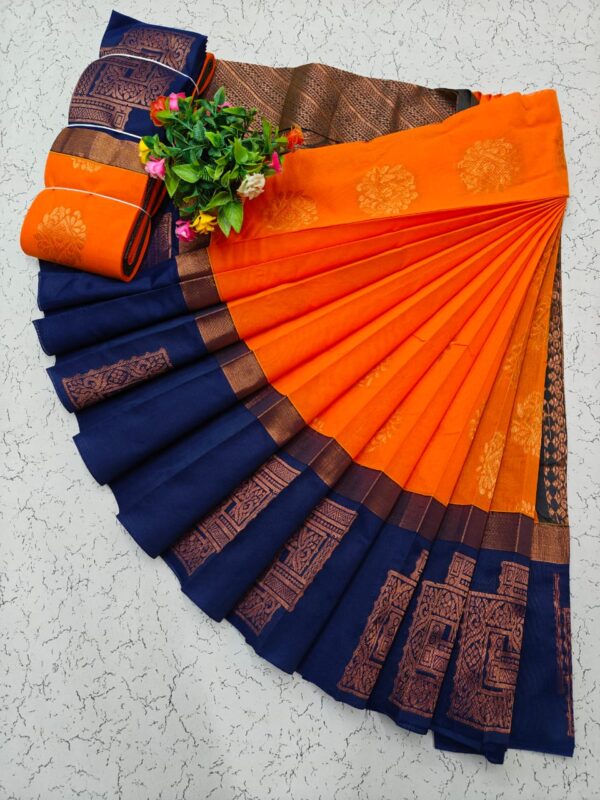 Kotanji Border Silk Cotton Sarees 031