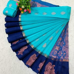 Kotanji Border Silk Cotton Sarees 033