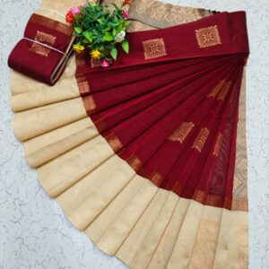 Kotanji Border Silk Cotton Sarees 038
