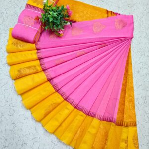 Kotanji Border Silk Cotton Sarees 043
