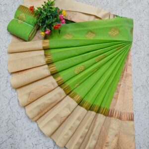 Kotanji Border Silk Cotton Sarees 044