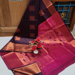 Meena Work Wedding Silk Sarees 005