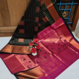 Meena Work Wedding Silk Sarees 015
