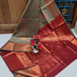 Meena Work Wedding Silk Sarees 030