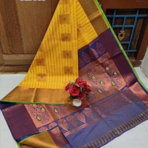 Meena Work Wedding Silk Sarees 040