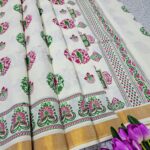 Printed Kerala Cotton Sarees 008