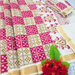 Printed Kerala Cotton Sarees 019