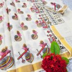 Printed Kerala Cotton Sarees 021