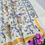 Printed Kerala Cotton Sarees 034